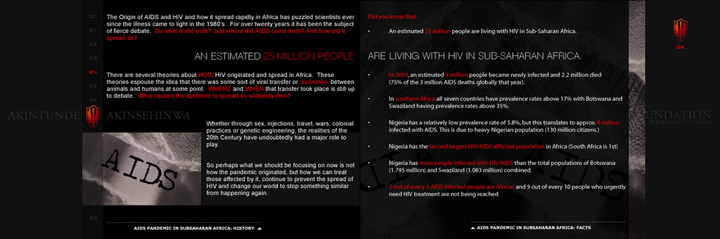 Printshot 4 of the  AAF: Lifesong Brochure Project