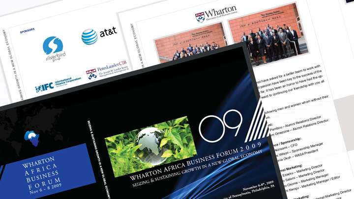 Printshot 2 of the African Business Forum Brochure Project