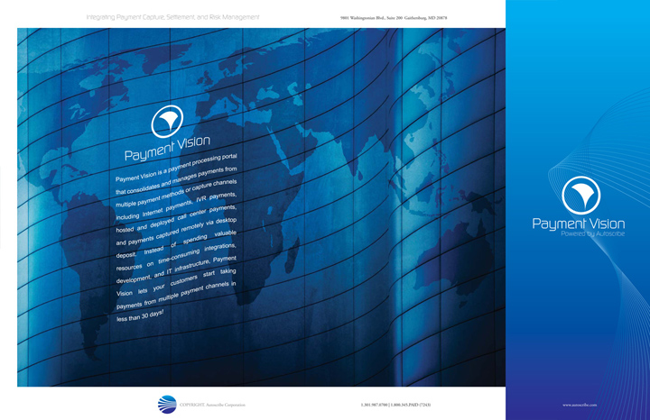 Printshot 1 of the Payment Vision Brochure Project