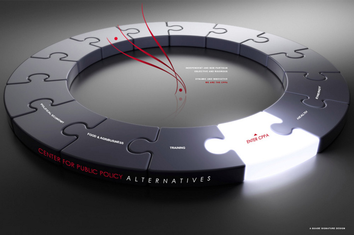 Screenshot 1 of the Center for Public Policy Alternatives Project