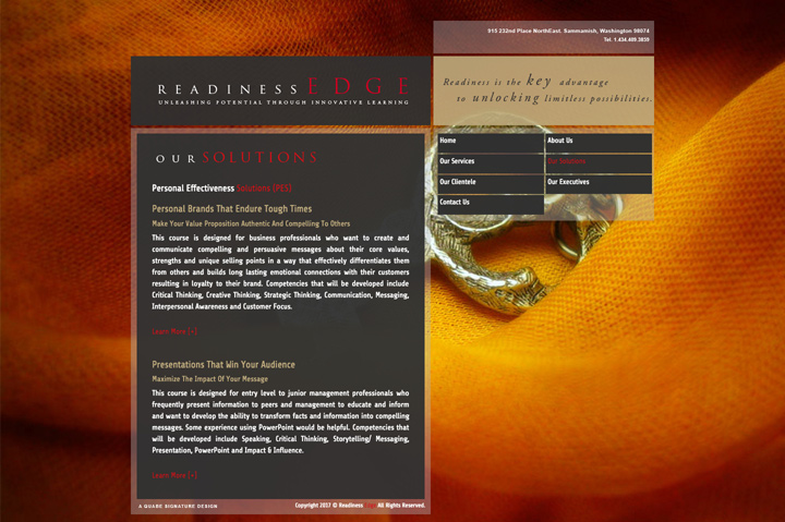 Screenshot 4 of the Readiness Edge Project